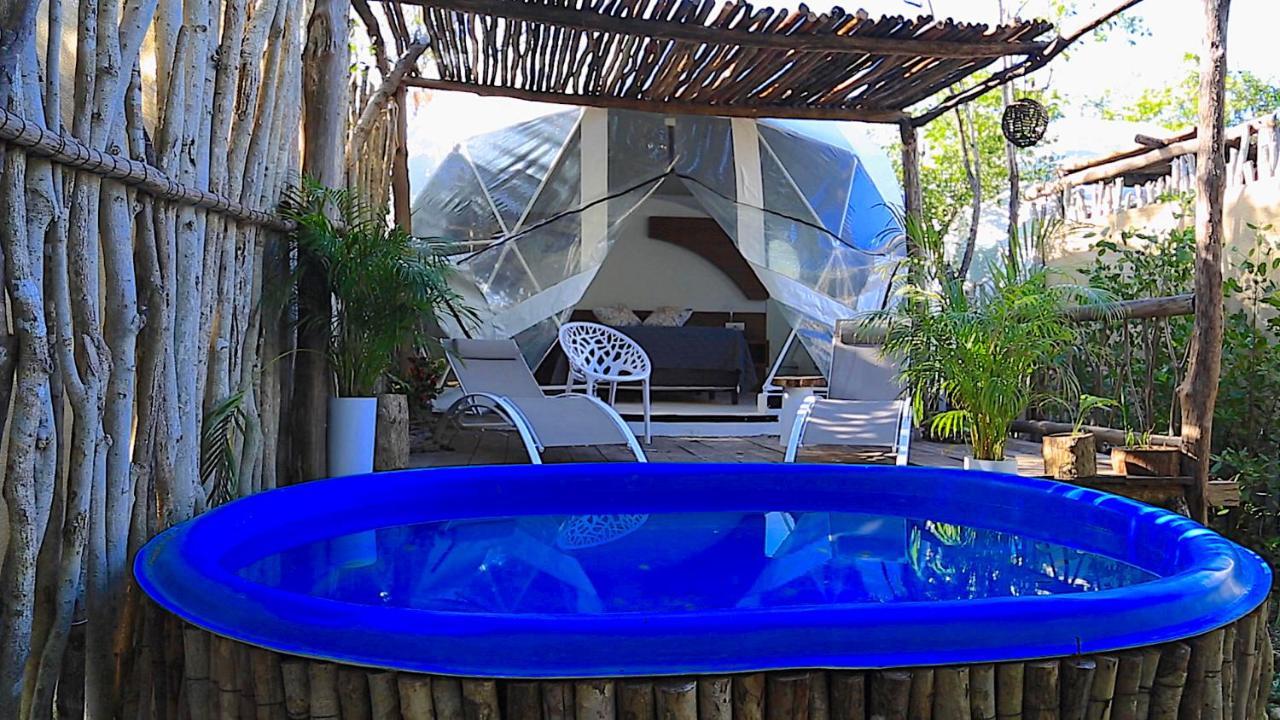 Glamping Tulum With Private Mini Pool Hotel Exterior photo